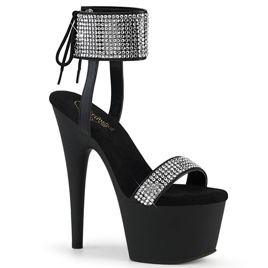 Pleaser   ADORE-770 BLK Faux Leder-RS/BLK Matte