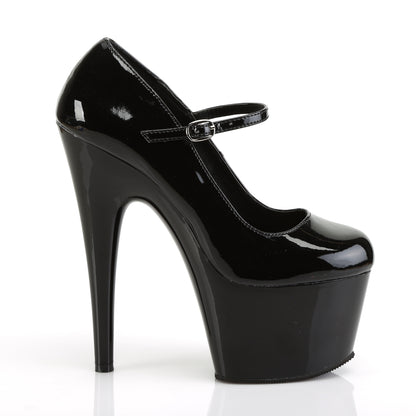 Pleaser Womens Sandals ADORE-787 Blk Pat/Blk