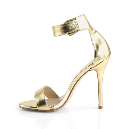 Pleaser Frauenpumpen AMUSE-10 Goldmatte. Pu.