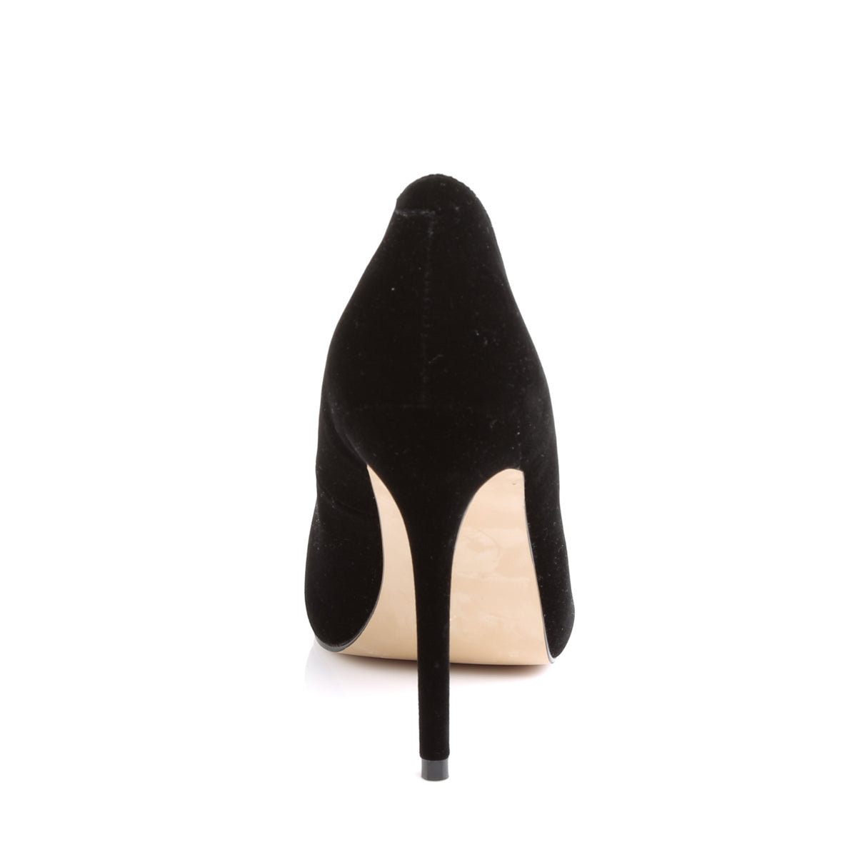 Pleaser Frauenpumpen AMUSE-20 BLK Velvet.