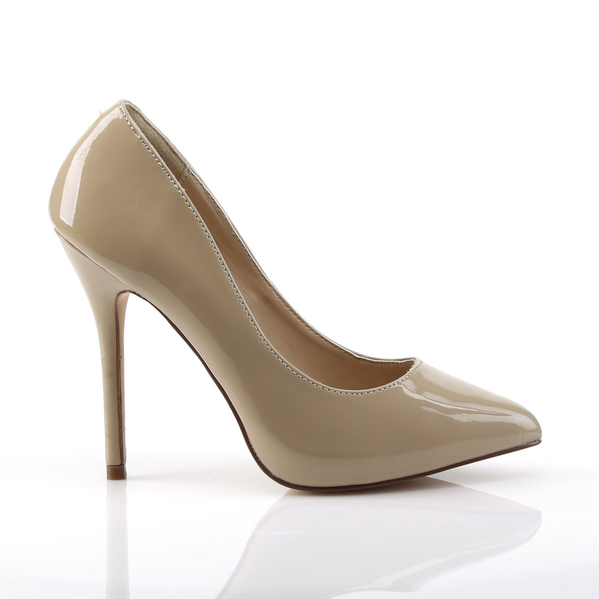 Pleaser Frauenpumpen AMUSE-20 Cream Pat.