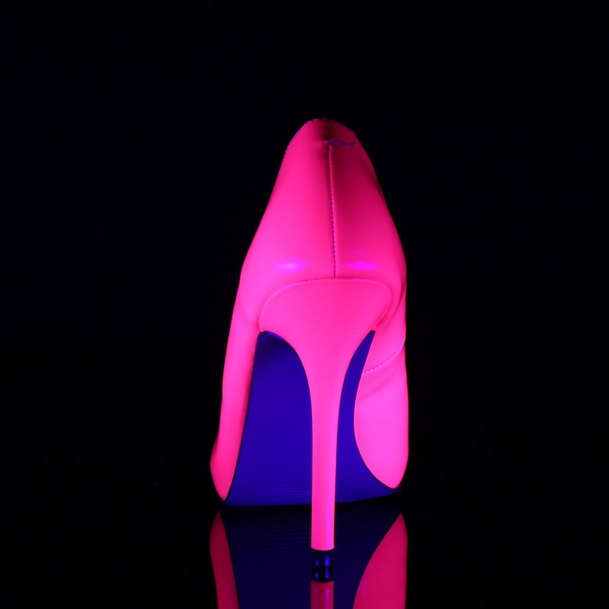 Pleaser Womens Pumps AMUSE-20 Neon Fuchsia Pat