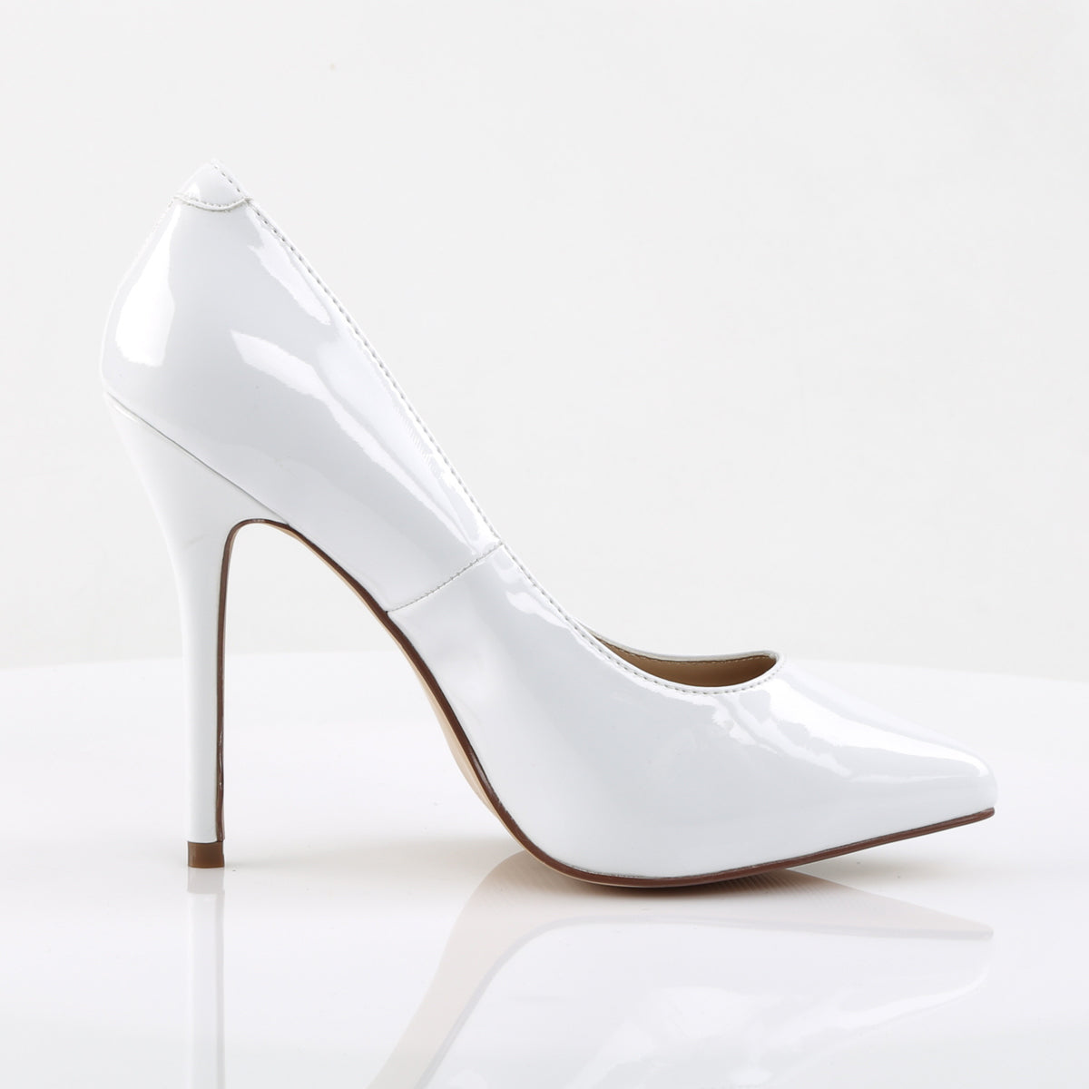 Pleaser Frauenpumpen AMUSE-20 wht Pat.