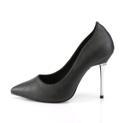 Pleaser Frauenpumpen APPEAL-20 BLK-Faux-Leder