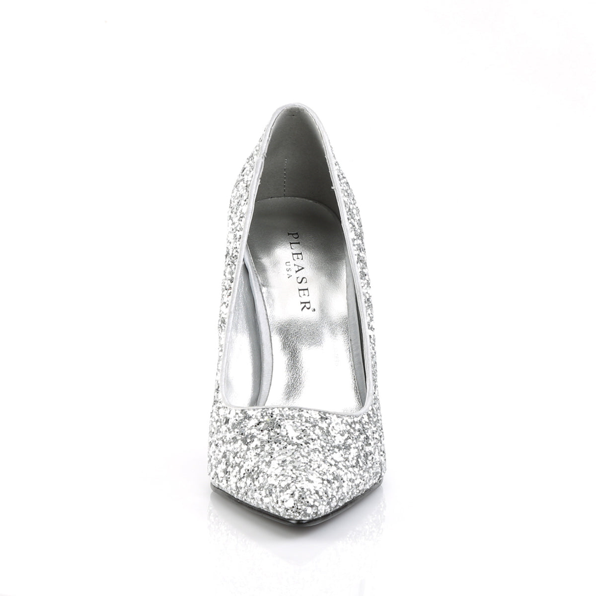 Pleaser Womens Pumps APPEAL-20G Slv Gltr Pu