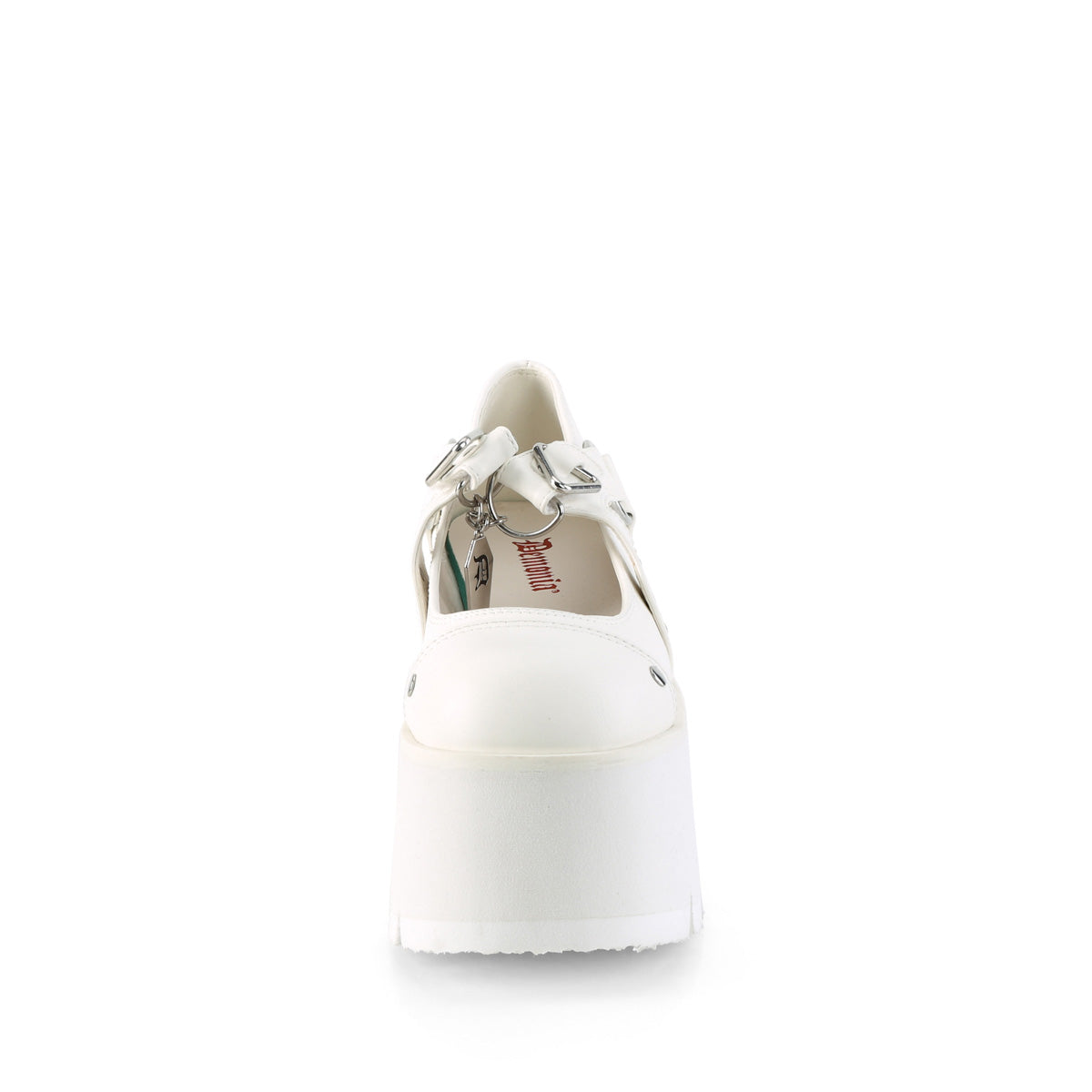 DemoniaCult  Pumps ASHES-33 wht veganes Leder