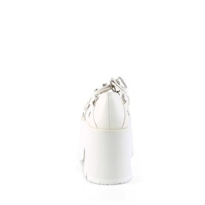 DemoniaCult  Pumps ASHES-33 wht veganes Leder