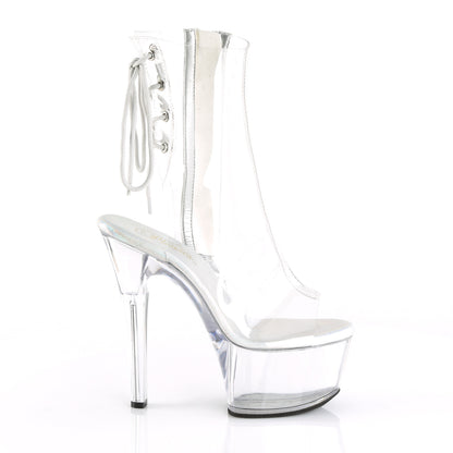Pleaser Damen Knöchelstiefel ASPIRE-1018c CLR / CLR