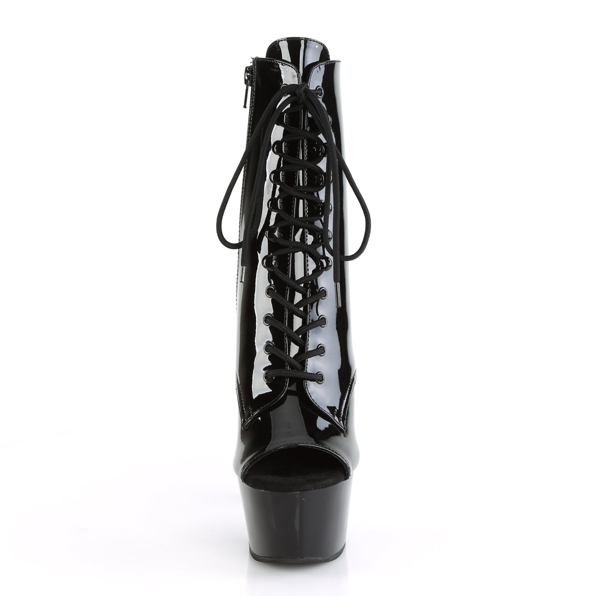 Pleaser Damen Knöchelstiefel ASPIRE-1021 BLK Pat / BLK
