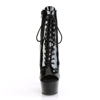 Pleaser Damen Knöchelstiefel ASPIRE-1021 BLK Pat / BLK