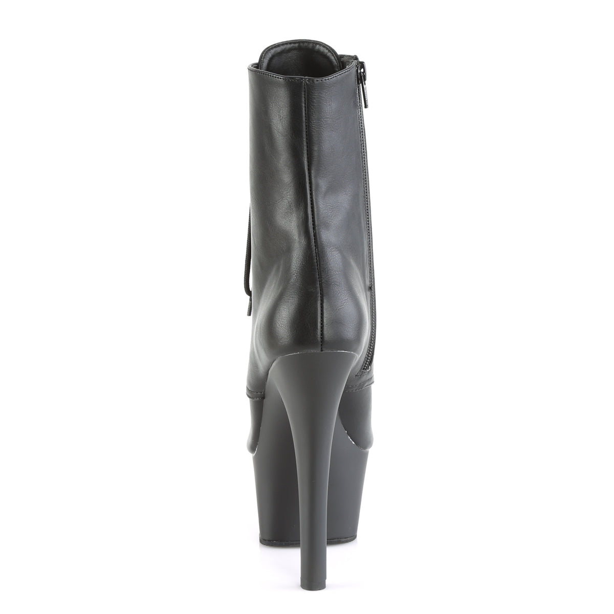 Pleaser Damen Knöchelstiefel ASPIRE-1021 BLK Faux Leder / BLK Matte