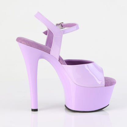 Pleaser Women's Platform Shoes ASPIRE-609 Lavender Pat/Lavender