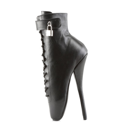 Devious Womens Ankle Boots BALLET-1025 Blk Leather
