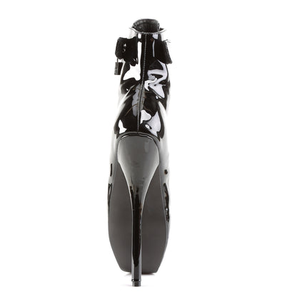 Devious Damen Knöchelstiefel Ballet-1025 BLK Pat.