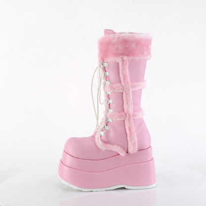 DemoniaCult   BEAR-202 B. Pink Vegan Leder