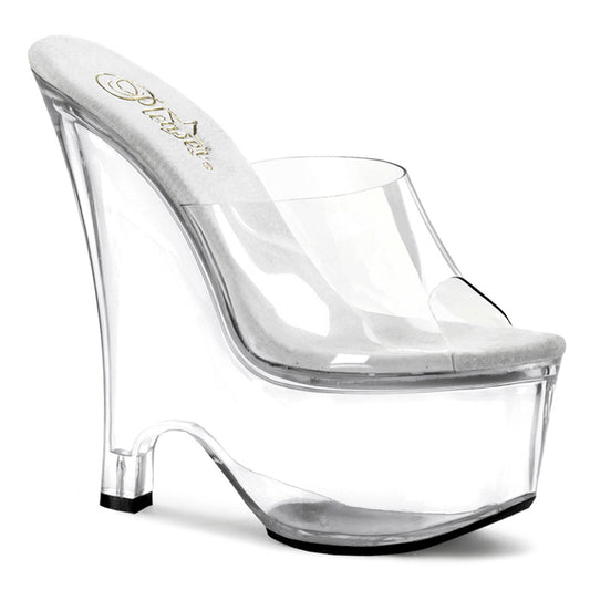 Pleaser Damen Sandalen BEAU-601 CLR / CLR