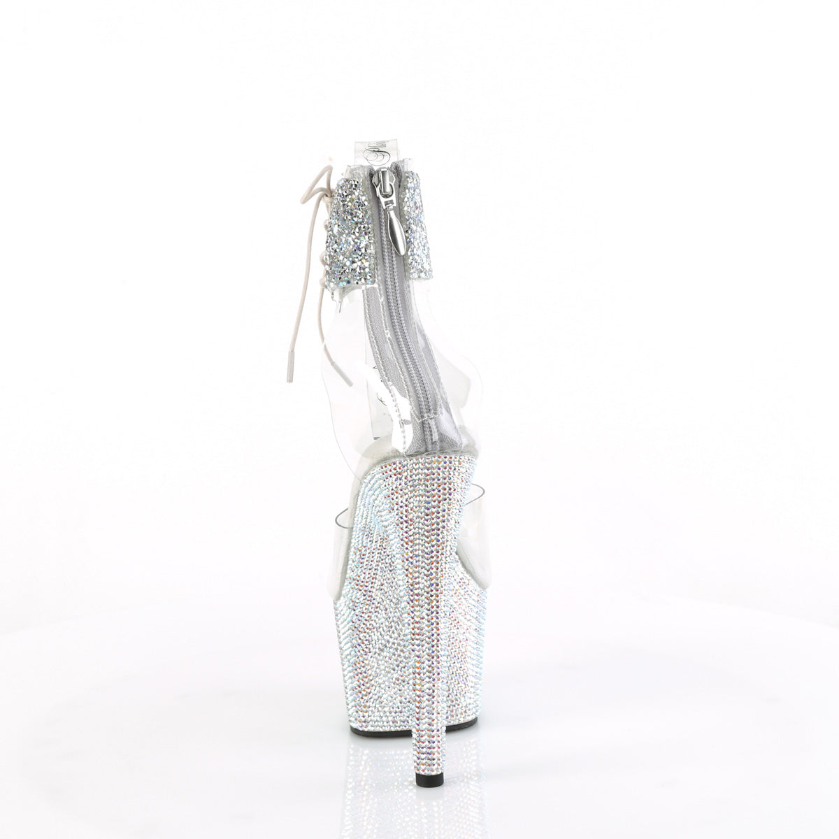 Pleaser  Sandalen BEJEWELED-724RS-02 CLR-SLV Multi Rs/SLV AB RS