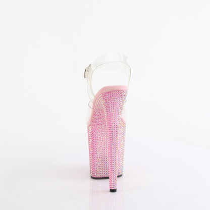 Pleaser   BEJEWELED-808RRS Clr/B. Pink RS