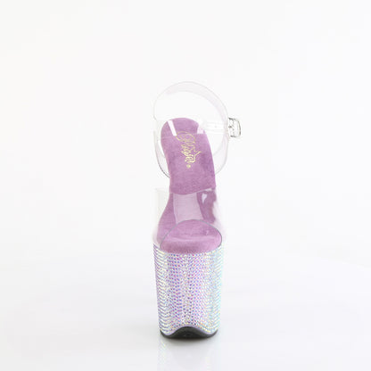 Pleaser   BEJEWELED-808RRS Clr/Lavender RS