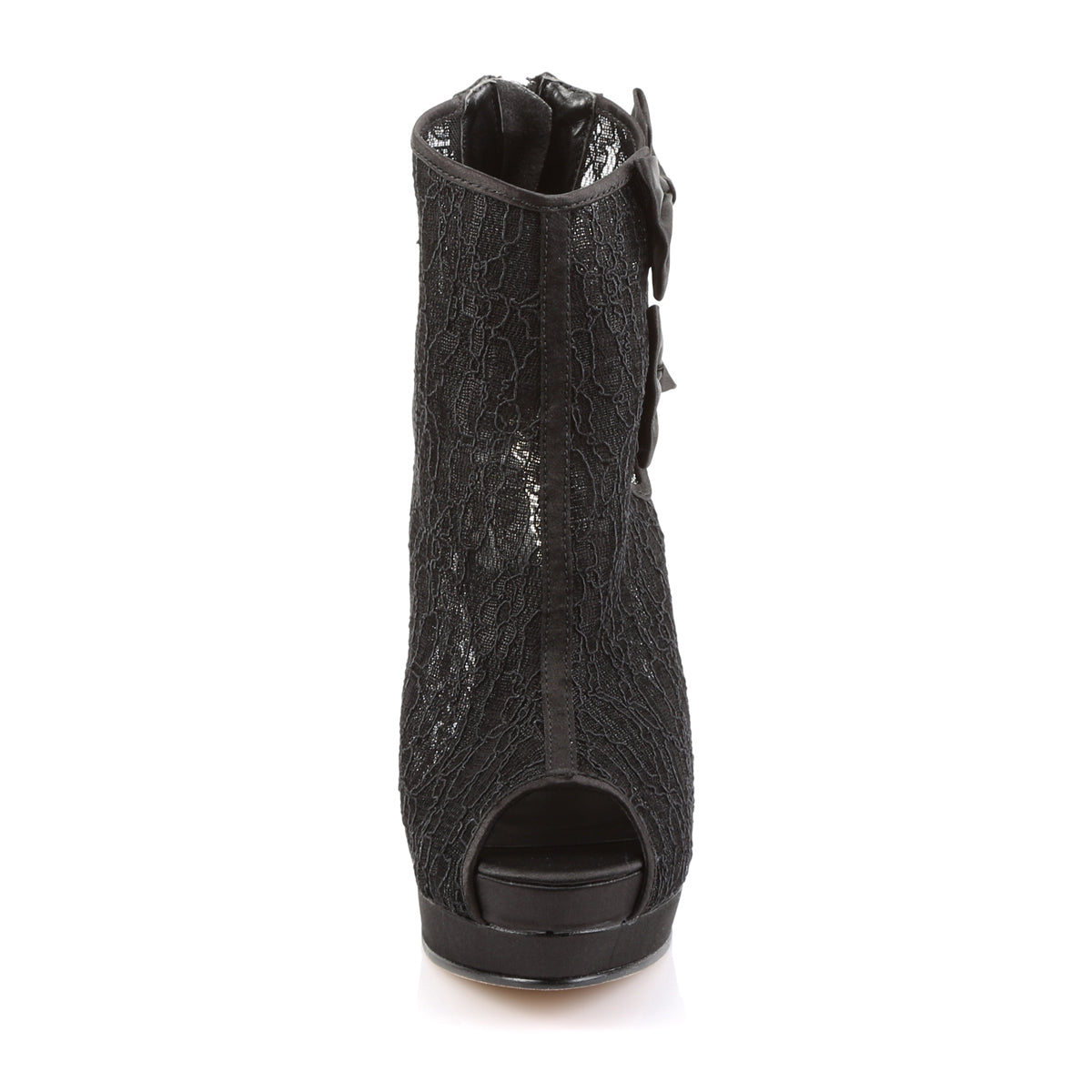 Fabulicious Frauenpumpen BELLA-28 BLK Satin-Spitze