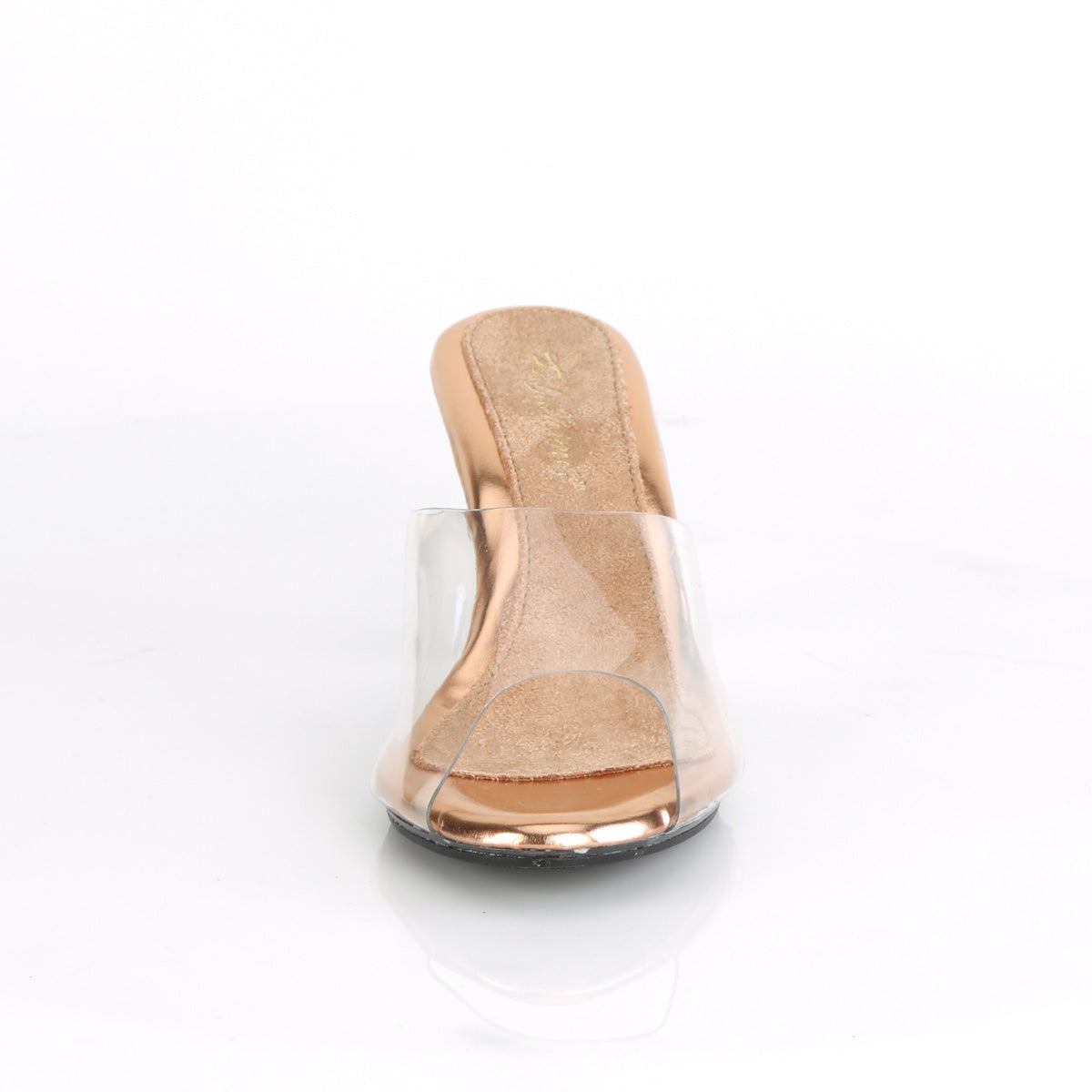 Fabulicious Womens Sandals BELLE-301 Clr-Rose Gold/Clr