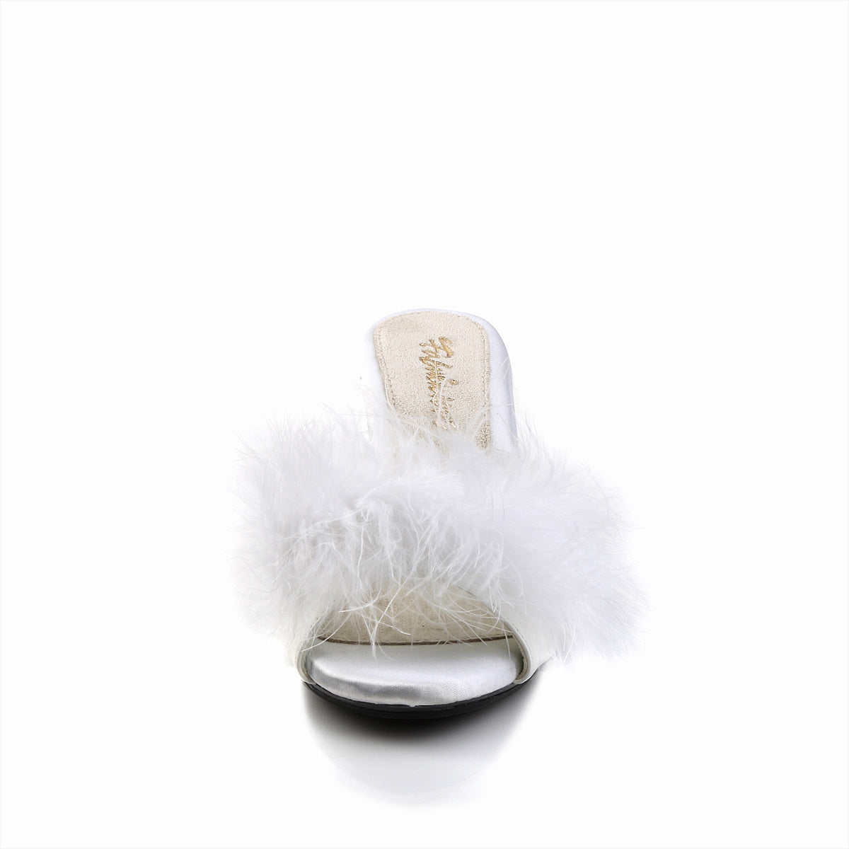 Fabulicious Damen Sandalen BELLE-301f WHT PU-FUR / CLR