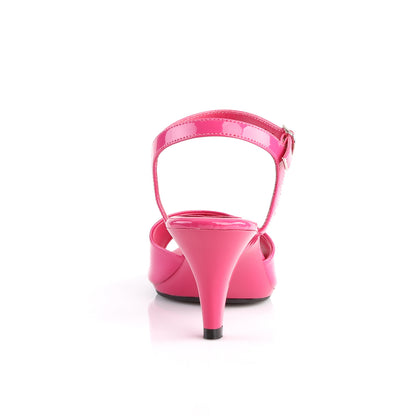 Fabulicious Womens Sandals BELLE-309 Hot Pink Pat/Hot Pink