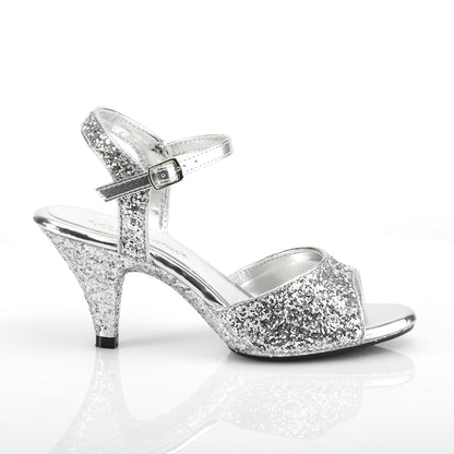 Fabulicious Womens Sandals BELLE-309G Slv Glitter/Slv Glitter