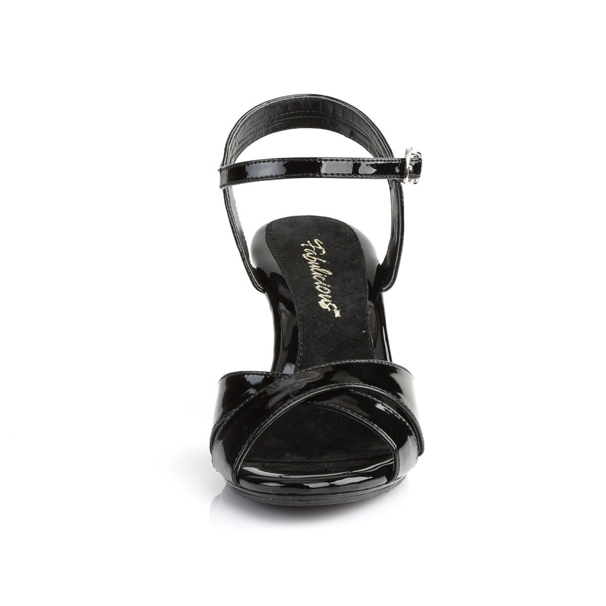 Fabulicious Womens Sandals BELLE-315 Blk Pat/Blk