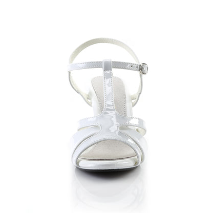 Fabulicious Womens Sandals BELLE-322 Wht Pat/Wht