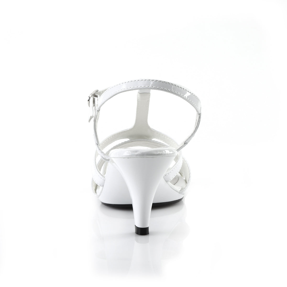Fabulicious Womens Sandals BELLE-322 Wht Pat/Wht