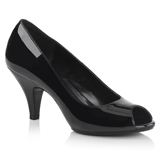 Fabulicious Womens Sandals BELLE-362 Blk Pat/Blk