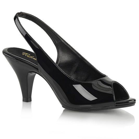 Fabulicious Damen Sandalen BELLE-368 BLK Pat / BLK