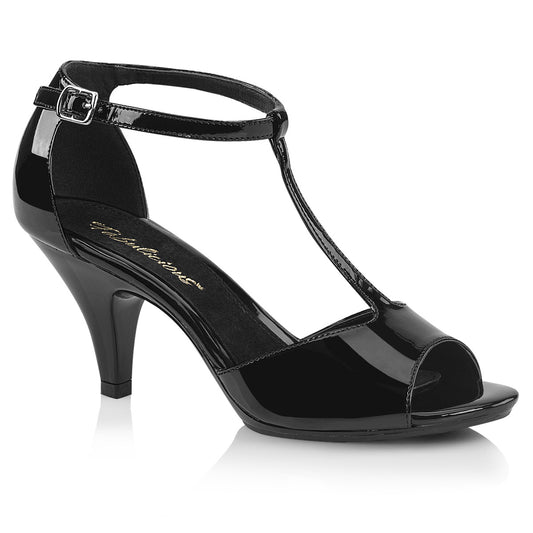 Fabulicious Damen Sandalen BELLE-371 BLK Pat / BLK
