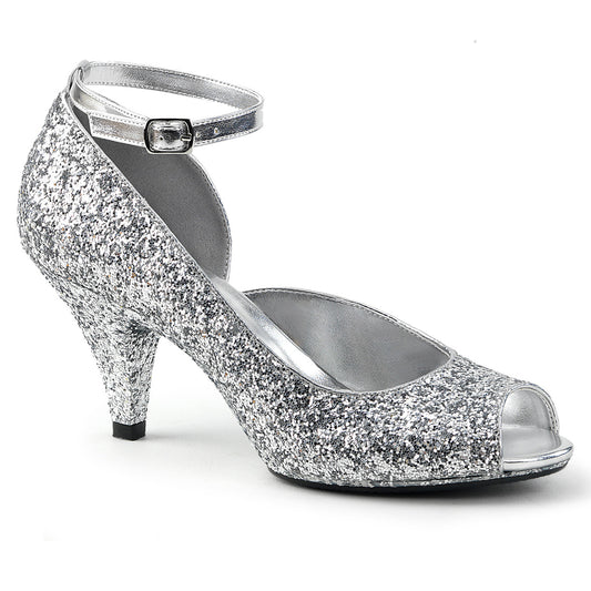 Fabulicious Damen Sandalen BELLE-381g SLV Glitter / SLV Glitter