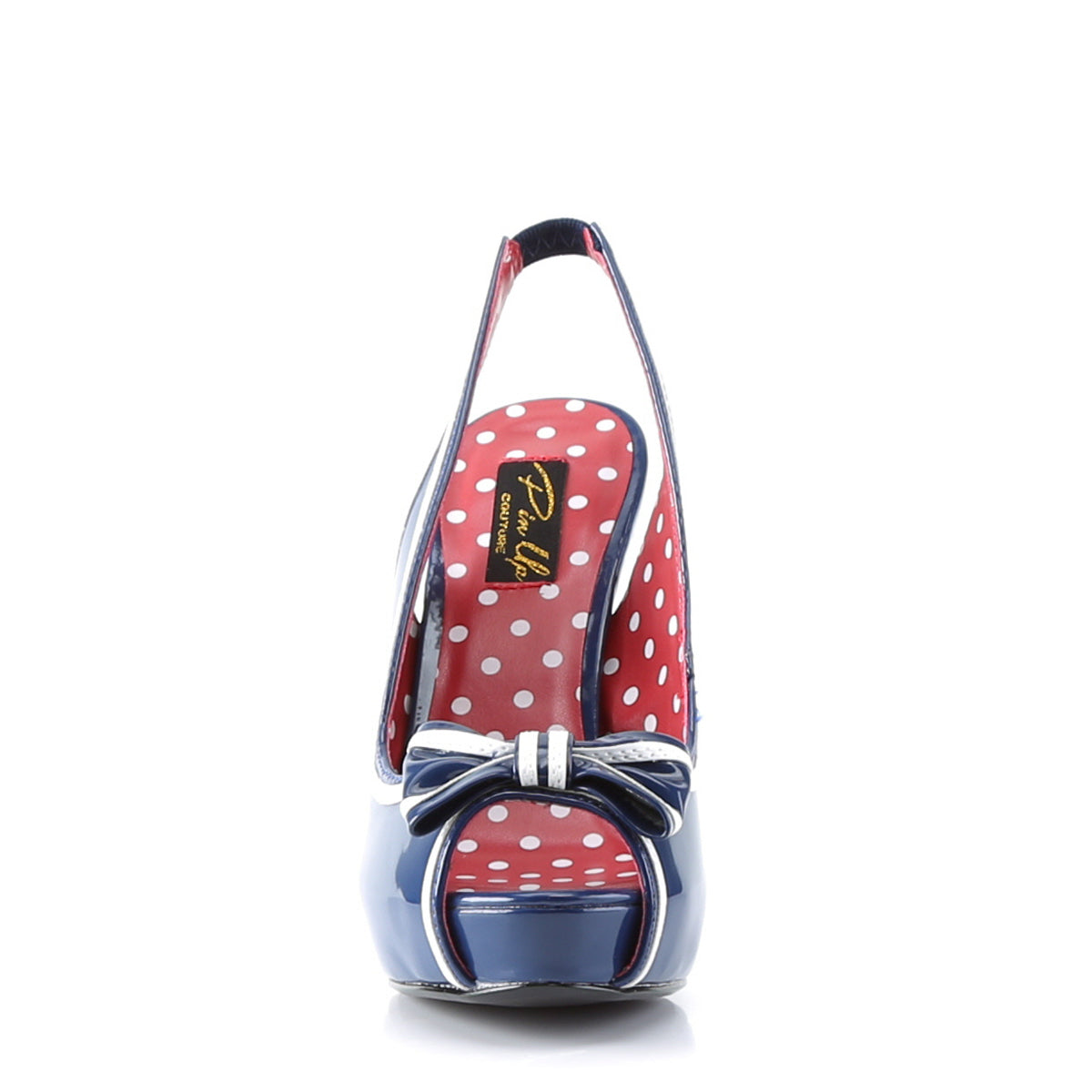 Pin Up Couture Frauenpumpen BETTIE-05 Navy Blue Pat