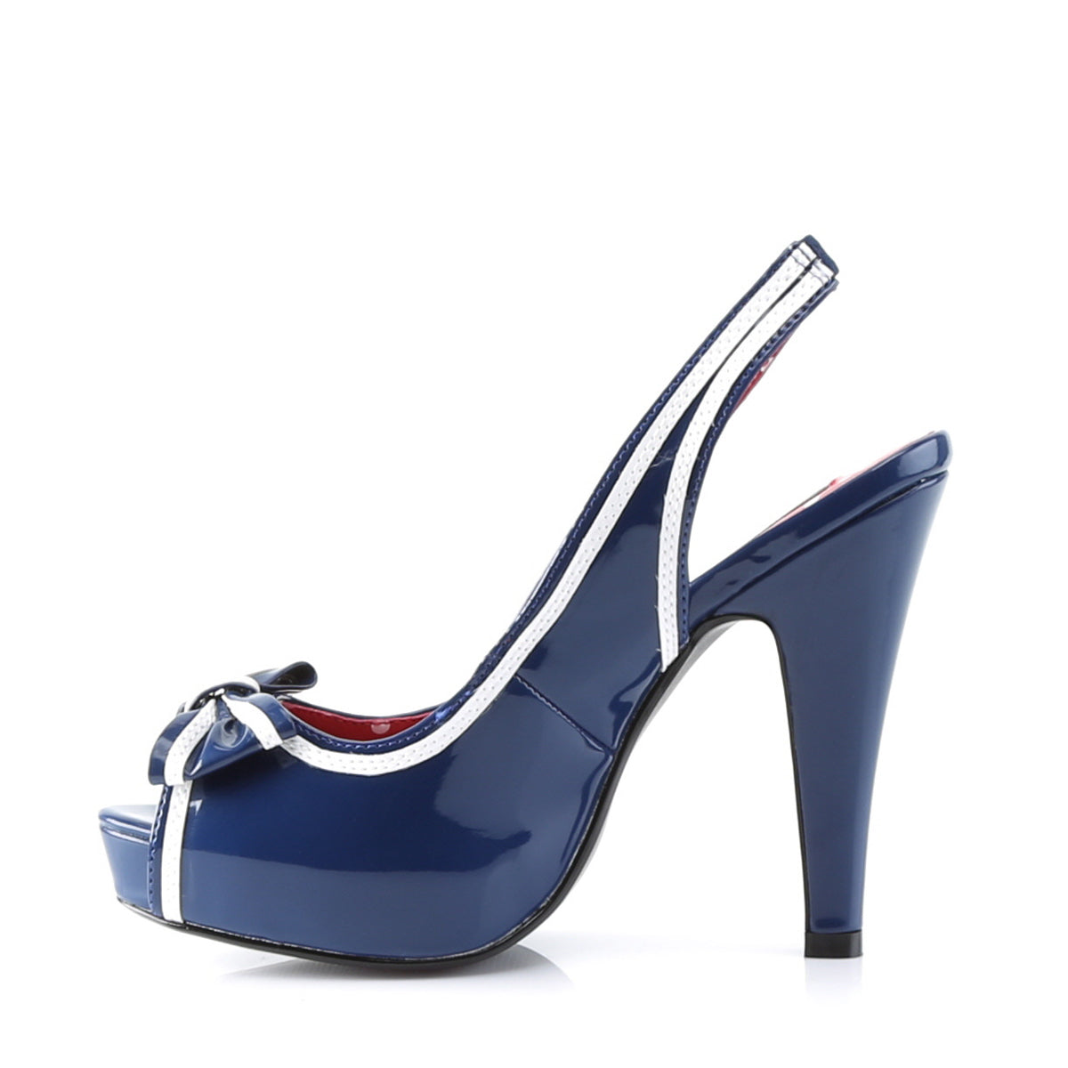Pin Up Couture Frauenpumpen BETTIE-05 Navy Blue Pat