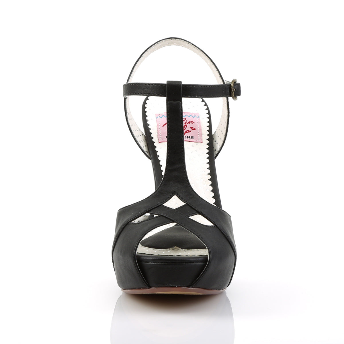 Pin Up Couture Frauenpumpen BETTIE-23 BLK -Kunstleder