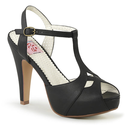 Pin Up Couture Frauenpumpen BETTIE-23 BLK -Kunstleder