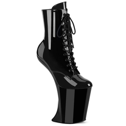 Pleaser Women's Platform Shoes BEWITCHED-1020 Blk Pat/Blk