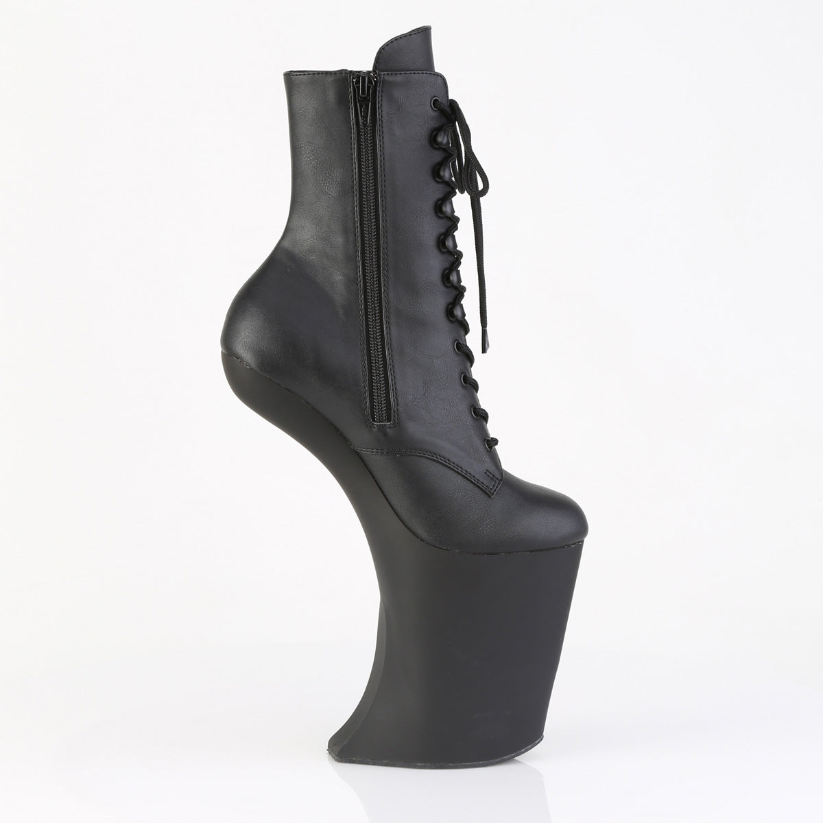 Pleaser Women's Platform Shoes BEWITCHED-1020 Blk Faux Leather/Blk Matte