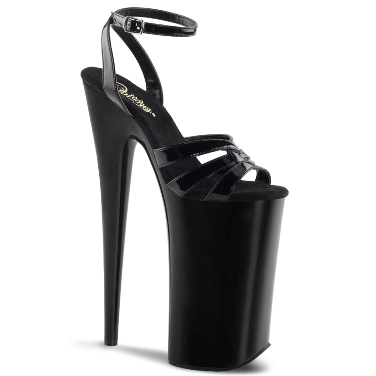 Pleaser Womens Sandals BEYOND-012 Blk/Blk