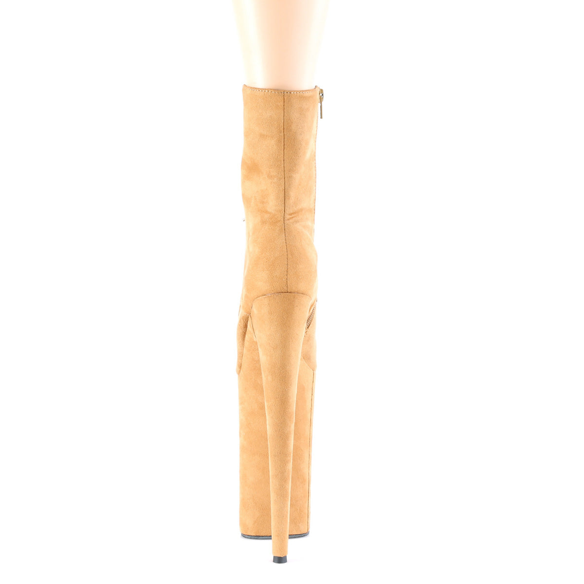 Pleaser Damen Knöchelstiefel BEYOND-1020FS. Camel Faux Wildleder /Camel Faux Wildleder.