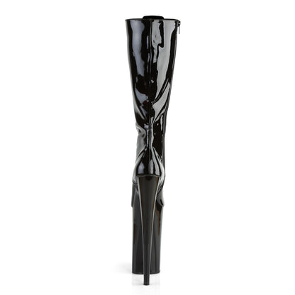 Pleaser Womens Boots. BEYOND-2020 BLK Pat / BLK