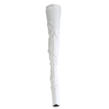 Pleaser   BEYOND-4000 WHT STR PAT/WHT