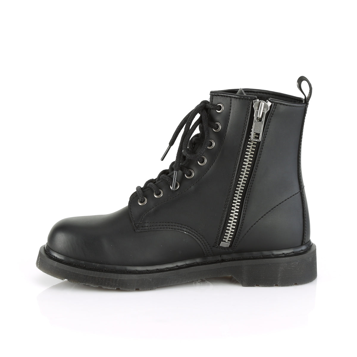 DemoniaCult Mens Boots BOLT-100 Blk Vegan Leather