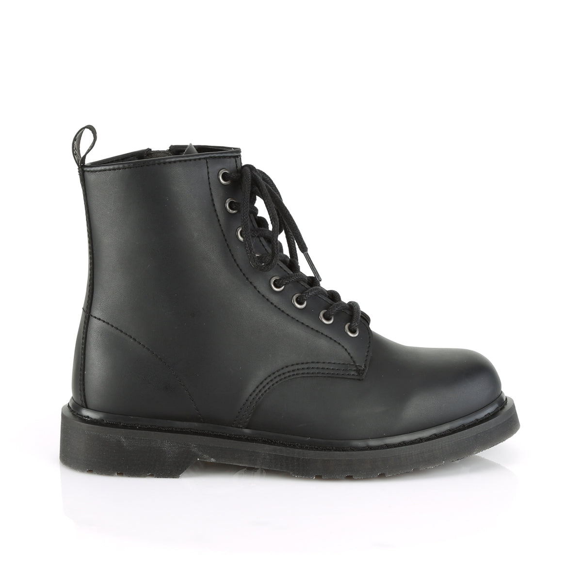 DemoniaCult Mens Boots BOLT-100 Blk Vegan Leather