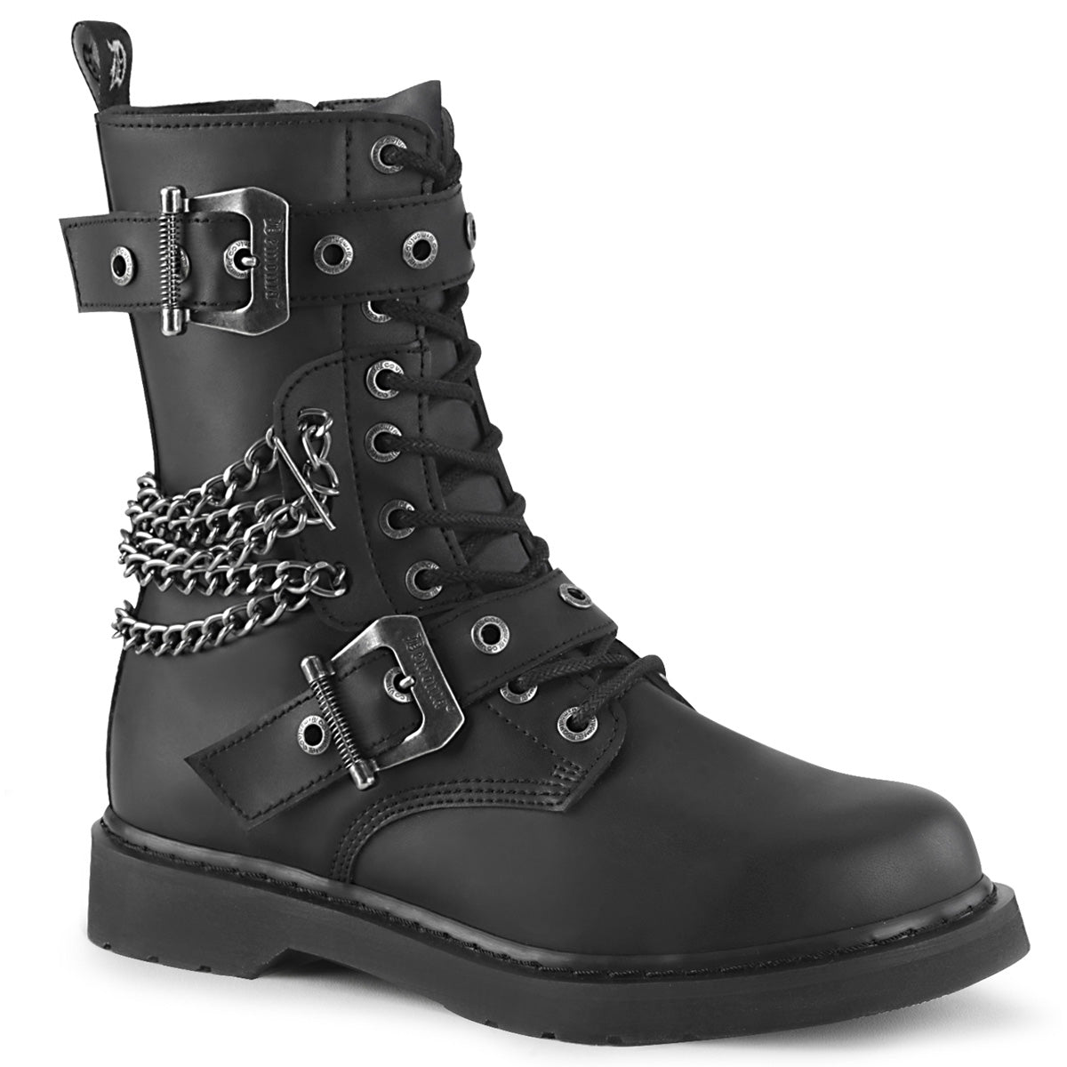 DemoniaCult Herrenstiefel BOLT-250 BLK Vegan Leder