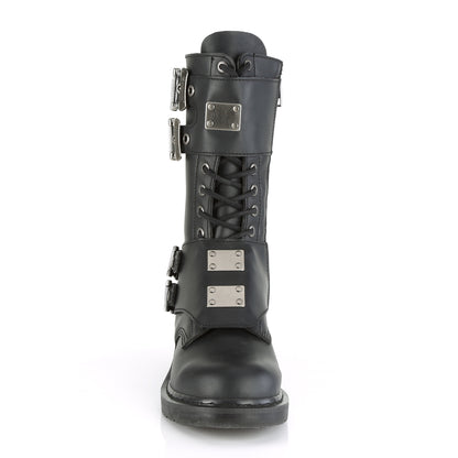 DemoniaCult Herrenstiefel BOLT-345 BLK Vegan Leder