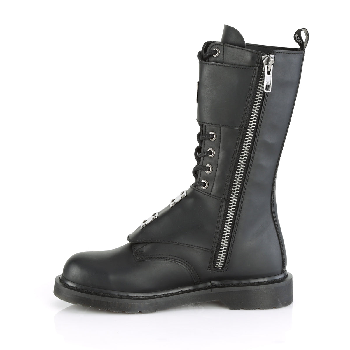 DemoniaCult Herrenstiefel BOLT-345 BLK Vegan Leder